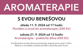 Aromaterapie s Evou Benešovou 11.9.